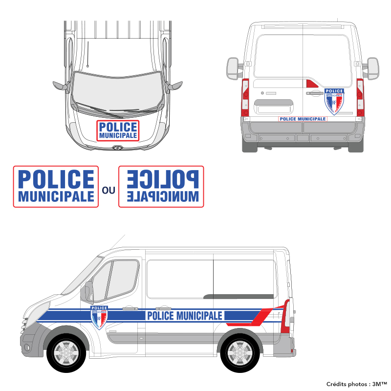 Kit Police Municipale - VU - 3M